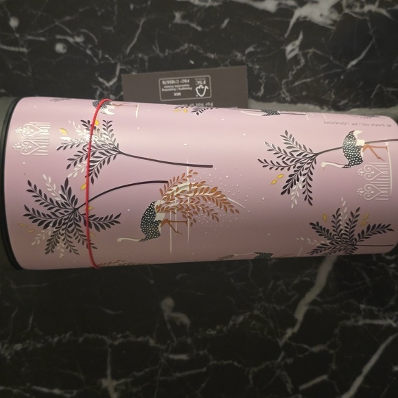 Sara Miller Lavender Travel Tumbler with Straw, 20 Oz., Retail Price $28.00US - Picture 3 of 16